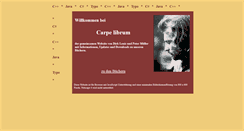 Desktop Screenshot of carpelibrum.de