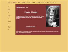 Tablet Screenshot of carpelibrum.de